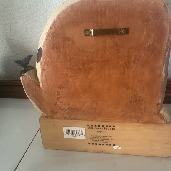 Willieraye studio think spring bunny rabbit coat hanger blue bird of happiness - Picture 5 of 8